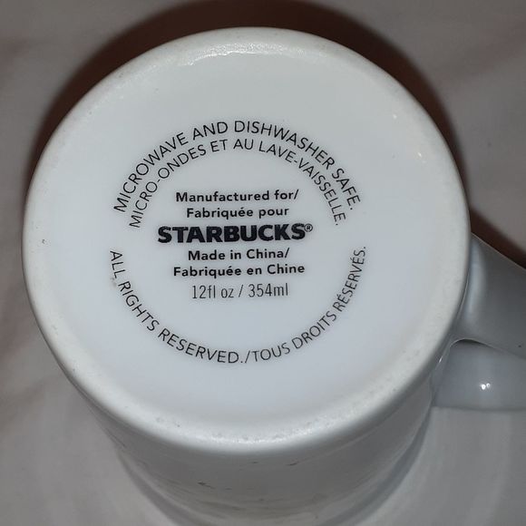 Starbucks 2013 Holiday Cup of Joy Mug Flowers Star - Picture 4 of 5